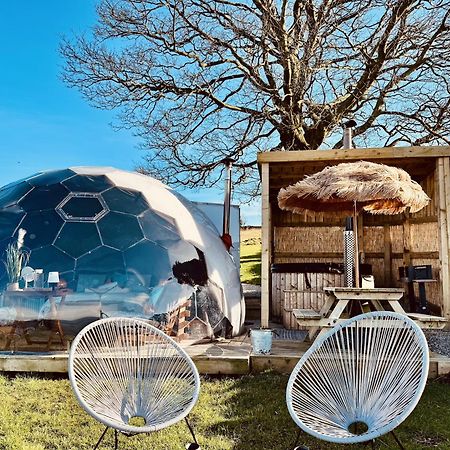 Hotel Deerstone Glamping-Pinhaw Beacon Dome Hot Tub Earby Exterior foto